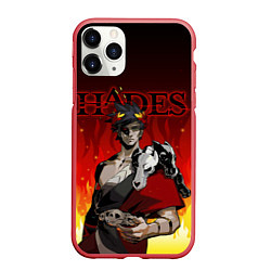Чехол iPhone 11 Pro матовый HADES ZAGREUS, цвет: 3D-красный