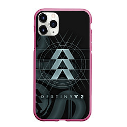 Чехол iPhone 11 Pro матовый DESTINY, HUNTER, цвет: 3D-малиновый