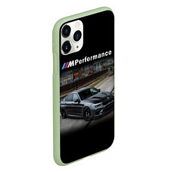 Чехол iPhone 11 Pro матовый BMW Z, цвет: 3D-салатовый — фото 2