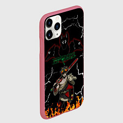 Чехол iPhone 11 Pro матовый Hades, цвет: 3D-малиновый — фото 2
