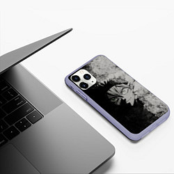 Чехол iPhone 11 Pro матовый Аста, цвет: 3D-светло-сиреневый — фото 2