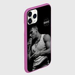 Чехол iPhone 11 Pro матовый NILETTO, цвет: 3D-фиолетовый — фото 2