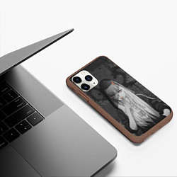 Чехол iPhone 11 Pro матовый Zero Two, цвет: 3D-коричневый — фото 2