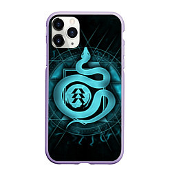 Чехол iPhone 11 Pro матовый DESTINY 2 HUNTER, цвет: 3D-светло-сиреневый