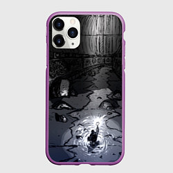 Чехол iPhone 11 Pro матовый Lovecraft Лавкрафт, цвет: 3D-фиолетовый