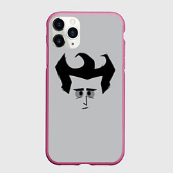 Чехол iPhone 11 Pro матовый Dont Starve, цвет: 3D-малиновый