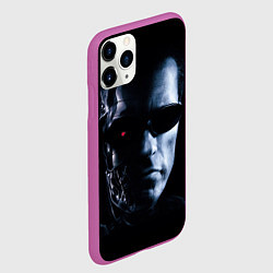 Чехол iPhone 11 Pro матовый T800, цвет: 3D-фиолетовый — фото 2