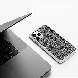 Чехол iPhone 11 Pro матовый Grunge, цвет: 3D-белый — фото 2