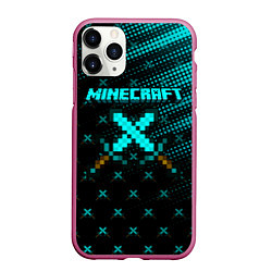 Чехол iPhone 11 Pro матовый Minecraft