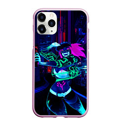 Чехол iPhone 11 Pro матовый KDA Akali, цвет: 3D-розовый