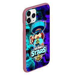 Чехол iPhone 11 Pro матовый Brawl StarsRonin Ruffs, цвет: 3D-малиновый — фото 2