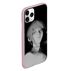 Чехол iPhone 11 Pro матовый Makima Chainsaw Man, цвет: 3D-розовый — фото 2