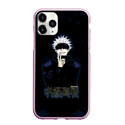 Чехол iPhone 11 Pro матовый Jujutsu Kaisen - Satoru Gojou, цвет: 3D-розовый