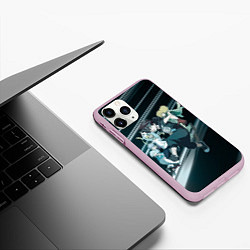 Чехол iPhone 11 Pro матовый Инцидент Кэмоно, цвет: 3D-розовый — фото 2