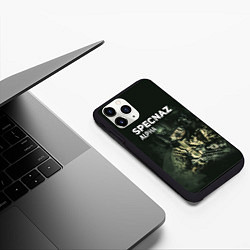 Чехол iPhone 11 Pro матовый Cпецназ Альфа, цвет: 3D-черный — фото 2