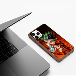 Чехол iPhone 11 Pro матовый Доктор Стоун, цвет: 3D-коричневый — фото 2