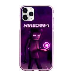 Чехол iPhone 11 Pro матовый Minecraft Слендермен