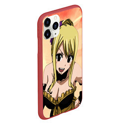 Чехол iPhone 11 Pro матовый Lucy, цвет: 3D-красный — фото 2