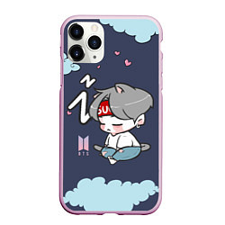 Чехол iPhone 11 Pro матовый BTS Sleep