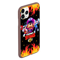 Чехол iPhone 11 Pro матовый Brawl Stars the StarrForce, цвет: 3D-коричневый — фото 2