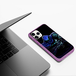 Чехол iPhone 11 Pro матовый Omen, цвет: 3D-фиолетовый — фото 2