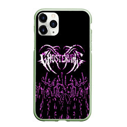 Чехол iPhone 11 Pro матовый GHOSTEMANE, цвет: 3D-салатовый