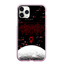 Чехол iPhone 11 Pro матовый GHOSTEMANE, цвет: 3D-розовый