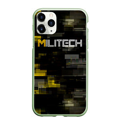 Чехол iPhone 11 Pro матовый MILITECH камуфляж Cyberpunk 2077