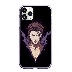 Чехол iPhone 11 Pro матовый Bleach Блич, цвет: 3D-светло-сиреневый