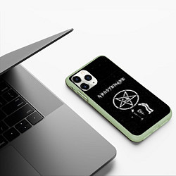Чехол iPhone 11 Pro матовый GHOSTEMANE, цвет: 3D-салатовый — фото 2