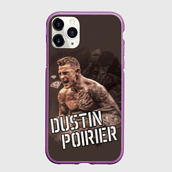 Чехол iPhone 11 Pro матовый ДАСТИН ПОРЬЕ, цвет: 3D-фиолетовый