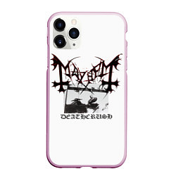 Чехол iPhone 11 Pro матовый Mayhem, цвет: 3D-розовый