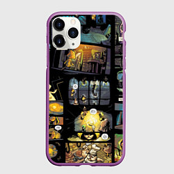 Чехол iPhone 11 Pro матовый LITTLE NIGHTMARES, цвет: 3D-фиолетовый