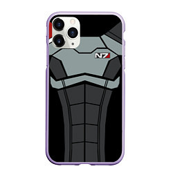 Чехол iPhone 11 Pro матовый КОСТЮМ N7 MASS EFFECT N7 М