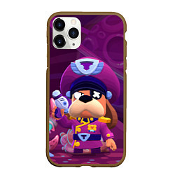 Чехол iPhone 11 Pro матовый Генерал Гавс brawl stars, цвет: 3D-коричневый