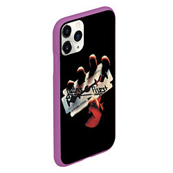 Чехол iPhone 11 Pro матовый Judas Priest, цвет: 3D-фиолетовый — фото 2