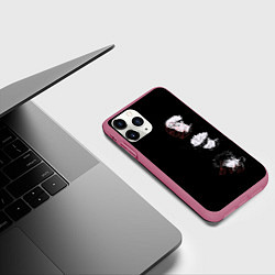 Чехол iPhone 11 Pro матовый Jujutsu Kaisen, цвет: 3D-малиновый — фото 2
