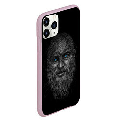 Чехол iPhone 11 Pro матовый Ragnar Lodbrok, цвет: 3D-розовый — фото 2