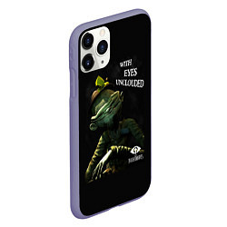 Чехол iPhone 11 Pro матовый Little Nightmares длиннорукий, цвет: 3D-серый — фото 2
