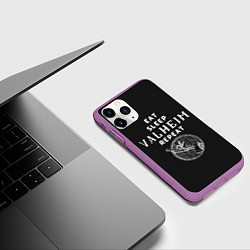 Чехол iPhone 11 Pro матовый Eat Sleep Valheim Repeat, цвет: 3D-фиолетовый — фото 2