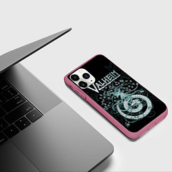 Чехол iPhone 11 Pro матовый Valheim, цвет: 3D-малиновый — фото 2