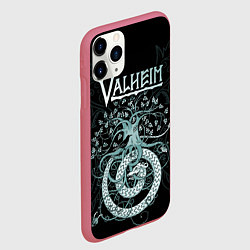 Чехол iPhone 11 Pro матовый Valheim, цвет: 3D-малиновый — фото 2