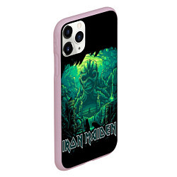 Чехол iPhone 11 Pro матовый IRON MAIDEN, цвет: 3D-розовый — фото 2