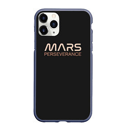 Чехол iPhone 11 Pro матовый Mars, цвет: 3D-серый