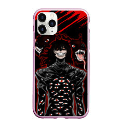 Чехол iPhone 11 Pro матовый Hellsing Хеллсинг, цвет: 3D-розовый