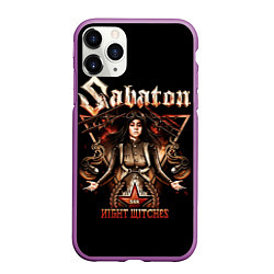 Чехол iPhone 11 Pro матовый Sabaton, цвет: 3D-фиолетовый