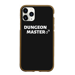Чехол iPhone 11 Pro матовый Dungeon Master, цвет: 3D-коричневый