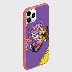 Чехол iPhone 11 Pro матовый Лион Dota 2, цвет: 3D-малиновый — фото 2