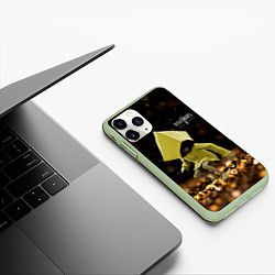 Чехол iPhone 11 Pro матовый Little Nightmares 2, цвет: 3D-салатовый — фото 2