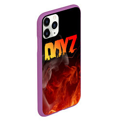 Чехол iPhone 11 Pro матовый DAYZ ДЕЙЗИ, цвет: 3D-фиолетовый — фото 2